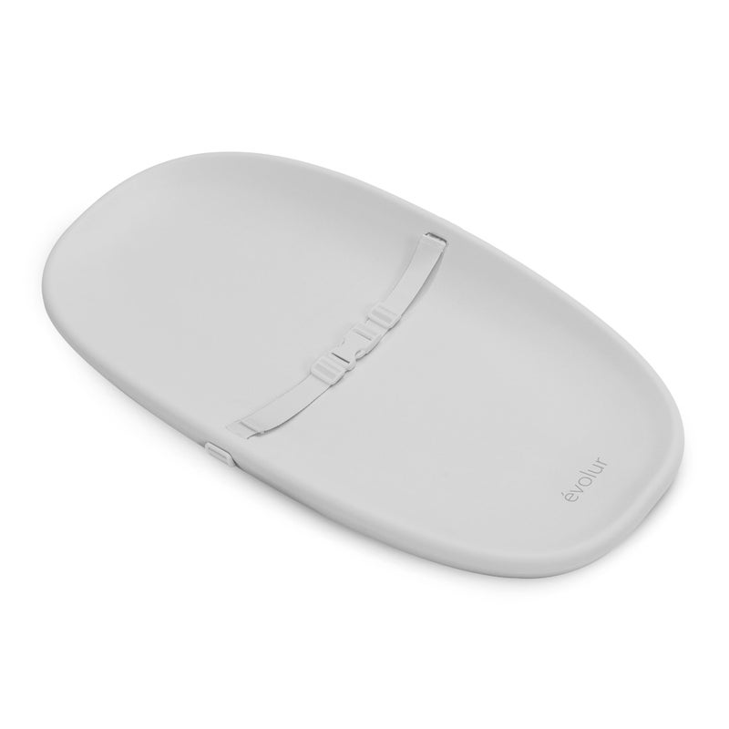 Evolur Eva Baby Changing Pad in Light Gray, Soft, Lightweight and Portable Changing Pad, Fits All Changing Table, Waterproof Firm Padding - Image 1